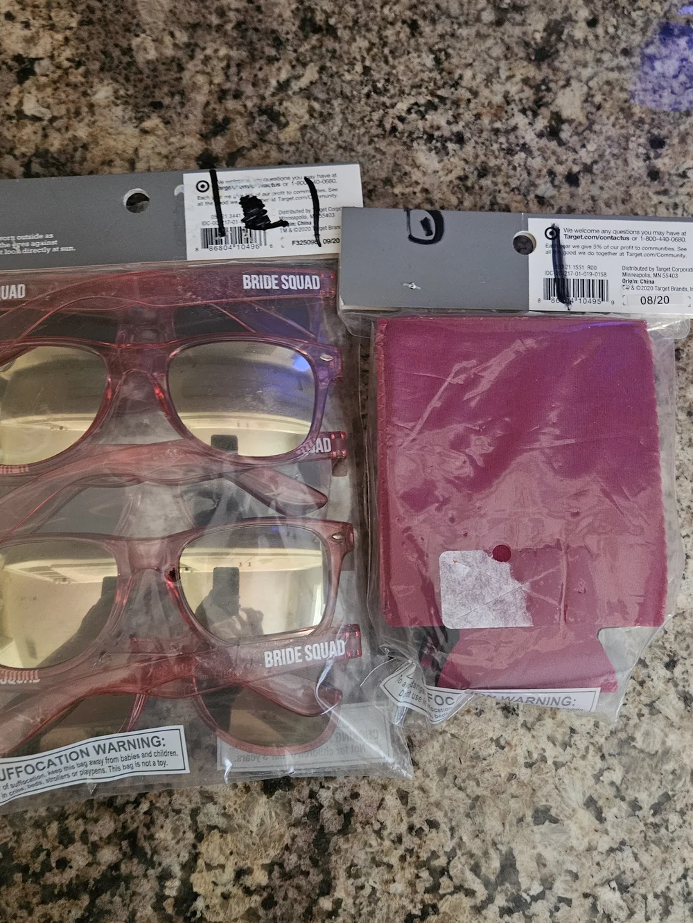 BRIDE SQUAD Sunglasses & 'I Do' Crew Can Coolers/Koozies